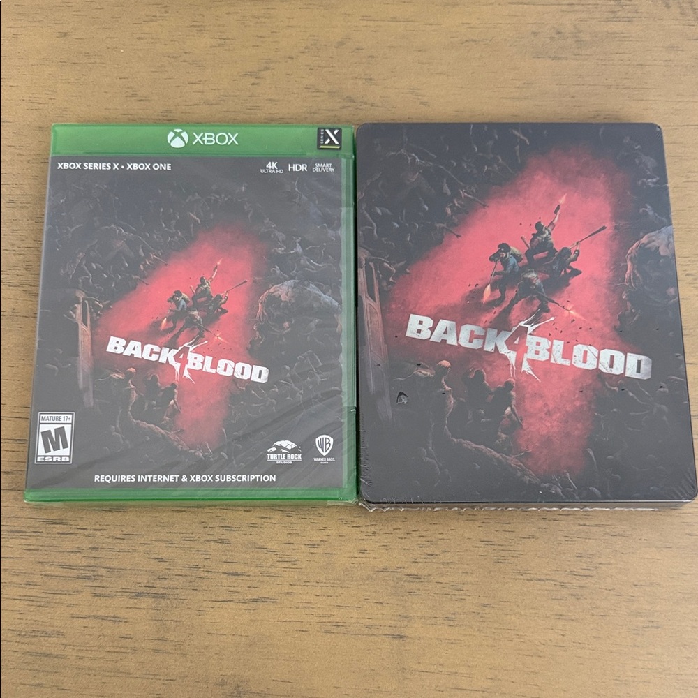Back 4 Blood for Xbox by Warner Bros. - with Steelbook Case New/Sealed